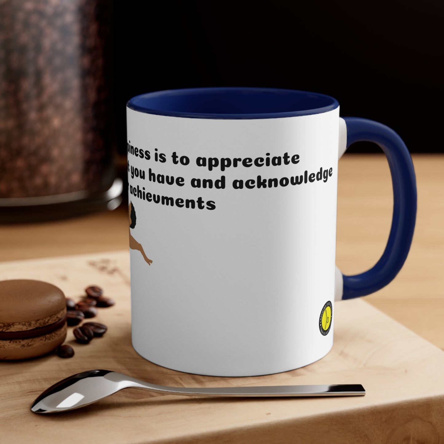 Capoeira saying and photo Accent Coffee Mug, 11oz