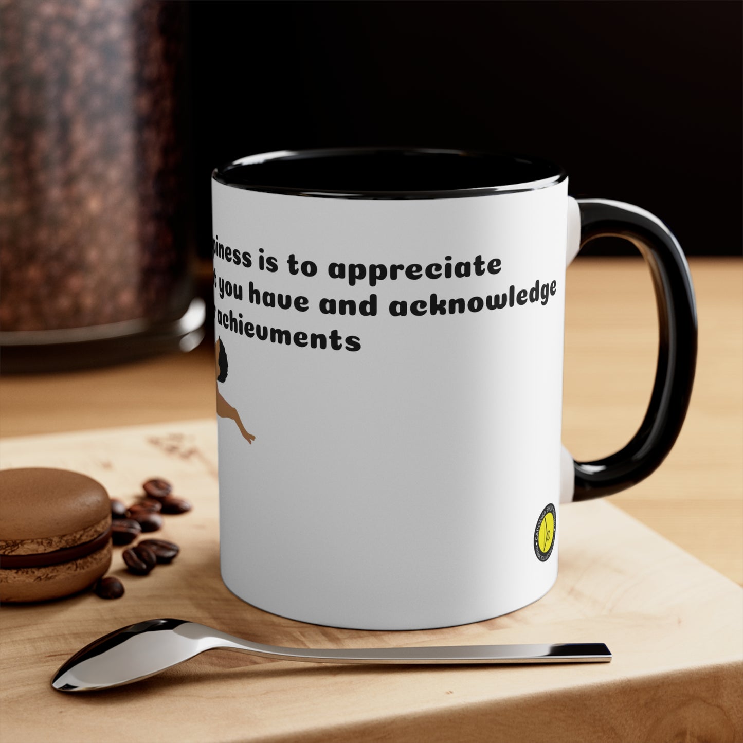 Capoeira saying and photo Accent Coffee Mug, 11oz