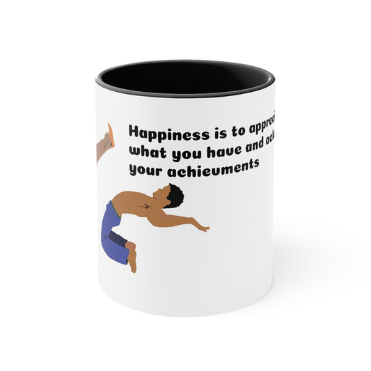 Capoeira saying and photo Accent Coffee Mug, 11oz