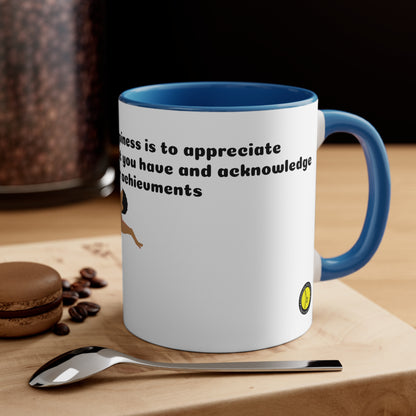 Capoeira saying and photo Accent Coffee Mug, 11oz