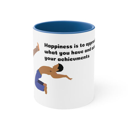 Capoeira saying and photo Accent Coffee Mug, 11oz