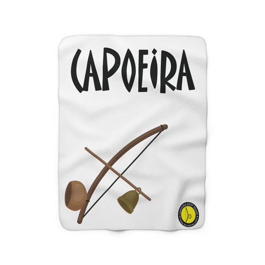 Capoeira Berimbau Sherpa Fleece Blanket