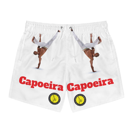 Men's Capoeira text and picture Swim Trunks (AOP)